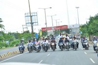 Happy Wedding Team Bike Rally at Guntur